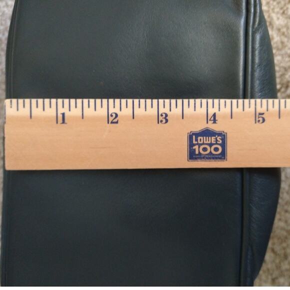 SAS Navy Blue Leather Hobo Crossbody Bag • Adjustable Strap - Picture 7 of 12